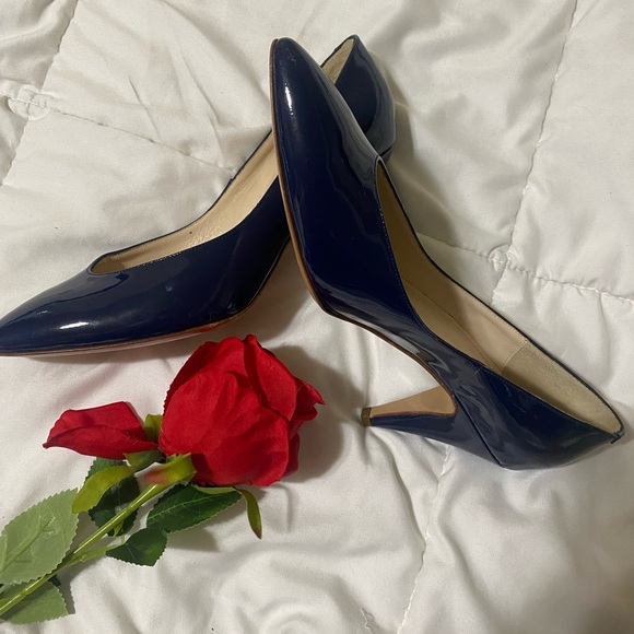 Mansur Gavriel Tacines shoes in Navy Blue Size 37 heels 2 inches high,  new. - Picture 8 of 8
